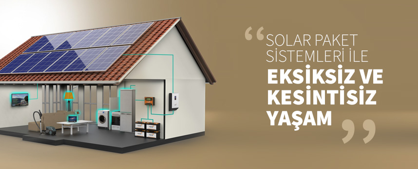 solar paket ile ev elektriğini bedavaya getirin